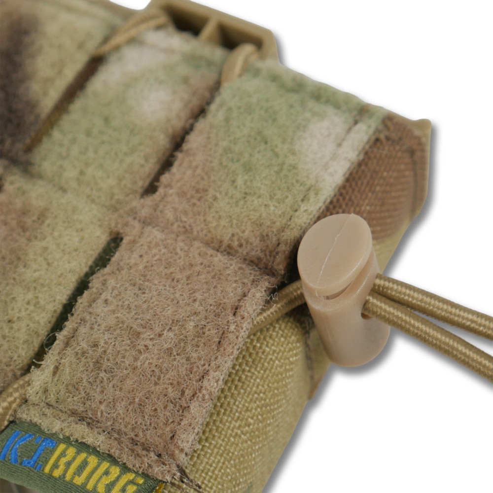 Відкритий підсумок на 1 магазин Kiborg M-1 велкро мультикам. Жорсткий підсумок з велкро на один магазин Київ - фото 7