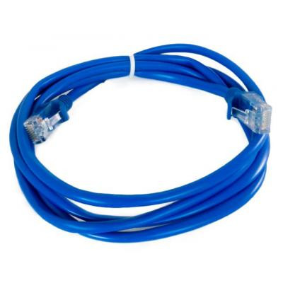 Патч-корд 1.6м, UTP, cat.5e, CCA, blue Extradigital (KBP1767) Вінниця - фото 1