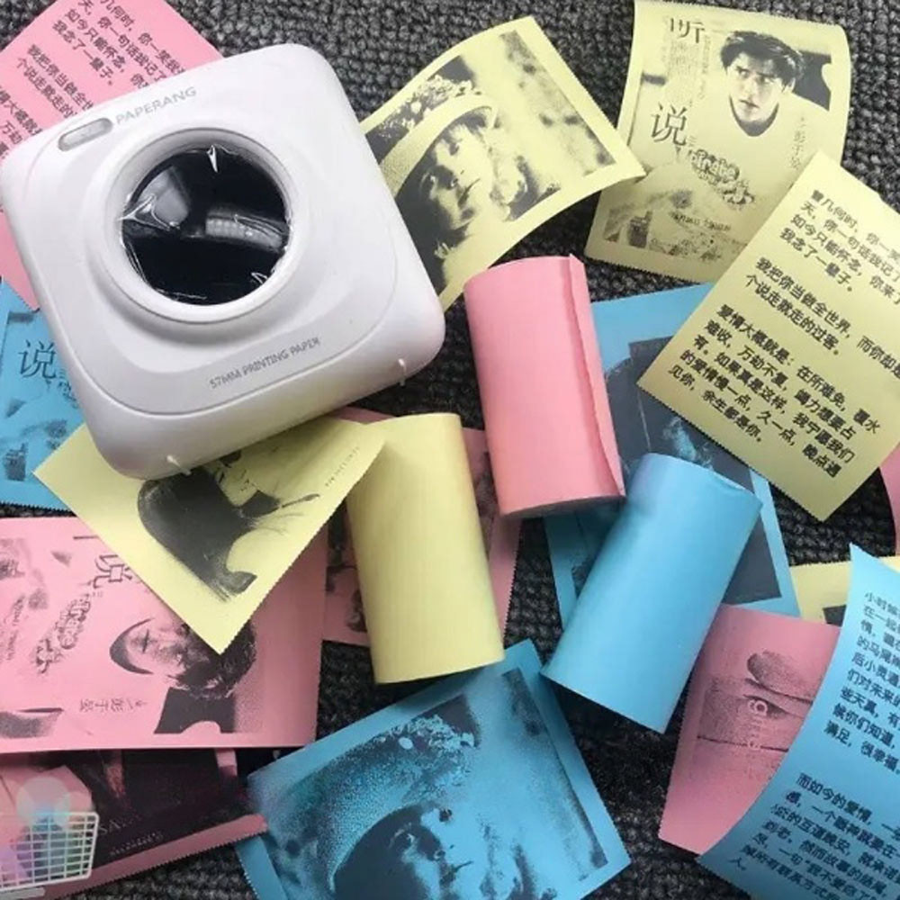 3 шт Папір для міні принтера кольоровий, 57х25мм / Набір паперу для термопринтера / Кольоровий термопапір Київ - фото 6