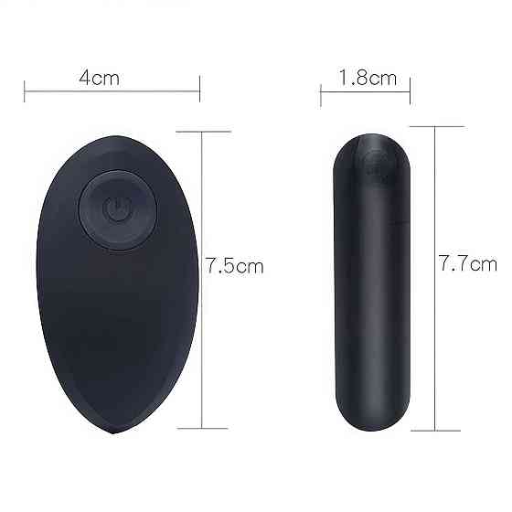 Трусики з вібрацією на дистанційному керуванні 10 режимів розмір XS-XL Чорний Вінниця