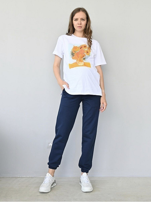 Джогери демісезонні для вагітних Zarina розмір 54 Mumlove Синій Кривий Ріг - фото 1