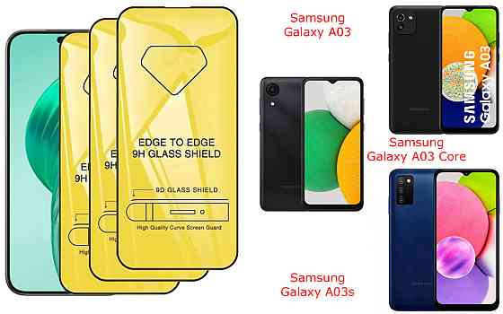 Захисне скло DefenzoGlass для Samsung Galaxy A03, Galaxy A03 Core, Galaxy A03s – подвійна міцність Київ