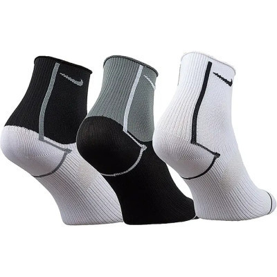 Носки Nike W NK EVERYDAY PLUS LTWT ANKLE CK6021-904 34-38 3 пари Чорний/Білий/Сірий (194275650876) Винница - изображение 2