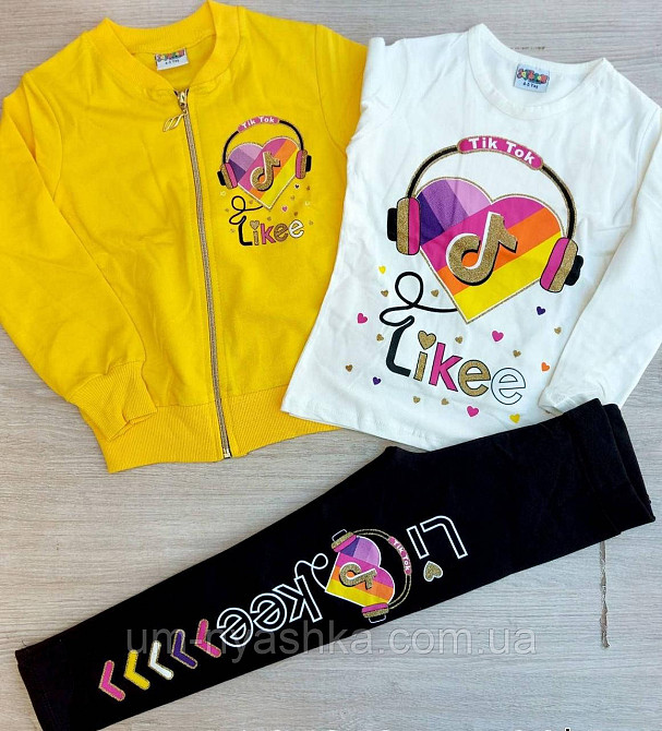 Спортивний костюм "Тік-Ток - Лайки" Likee рожевий 104-110 Кривий Ріг - фото 2