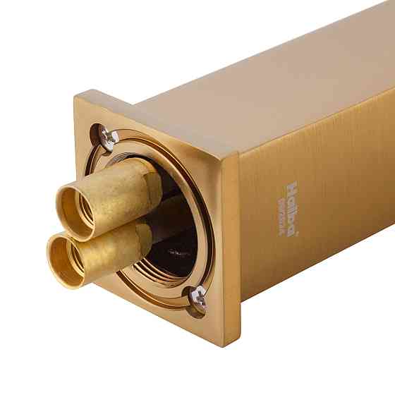 Смеситель для умывальника Haiba GAUDI 001 (HIGH) в цвете Brushed Gold (HB9597) Харьков