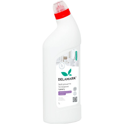 Засіб для чищення унітазу DeLaMark Лимонник та вербена 1 л (4820152333704) Вінниця - фото 1