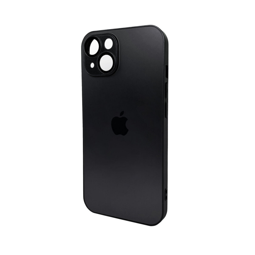 Чохол для смартфона AG Glass Matt Frame Color Logo for Apple iPhone 15 Graphite Black Київ - фото 1