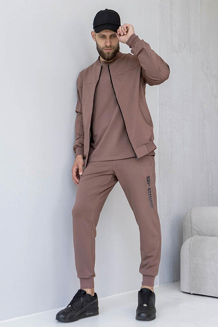 Штани джогери чоловічі TotalFit EM1 XXL, Коричневый Киев - изображение 6