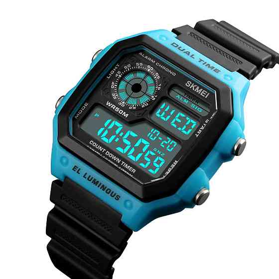 Мужские спортивные наручные часы Skmei 1299 Синий Винница