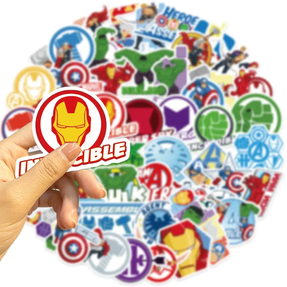Набір вінілових наклейок Marvel Супергерої WTD-049 Запоріжжя - фото 2