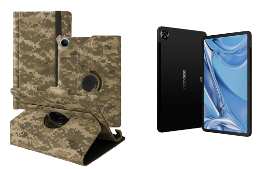 Чехол Spinner360 для планшета Doogee T20 Ultra, цвет Klasika Хаки Киев