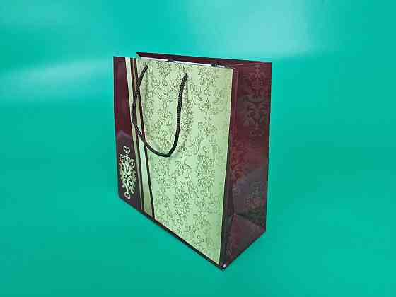 Пакет бумажный подарочный квадратный 23*24*10(артKV-231) (12 шт) Харьков