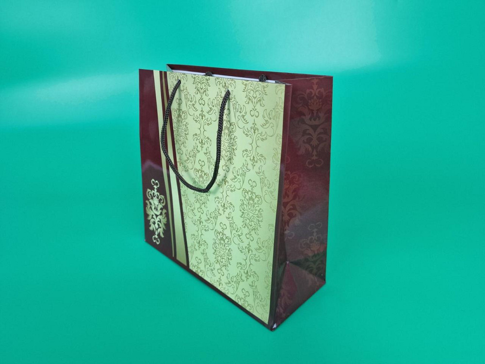 Пакет бумажный подарочный квадратный 23*24*10(артKV-231) (12 шт) Харьков - изображение 1