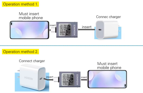 Тестер Hidance HDC-085C для USB: измерение тока и напряжения Киев