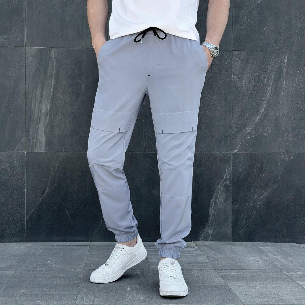 Чоловічі штани джогери з кишенями сірі Pobedov Vershyna Київ - фото 3