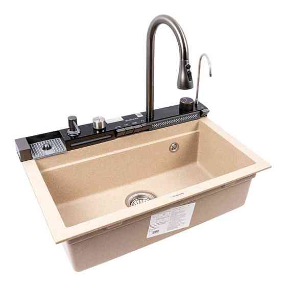 VALESO Гранітна мийка VALESO IRENA 6846 матова Сафарі Київ