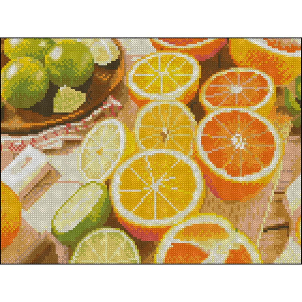 Алмазная мозаика без подрамника 