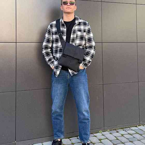 Сумка для прихованого носіння пістолета, Тактична сумка з шевроном Армійська чоловіча нагрудна MW-65 Київ