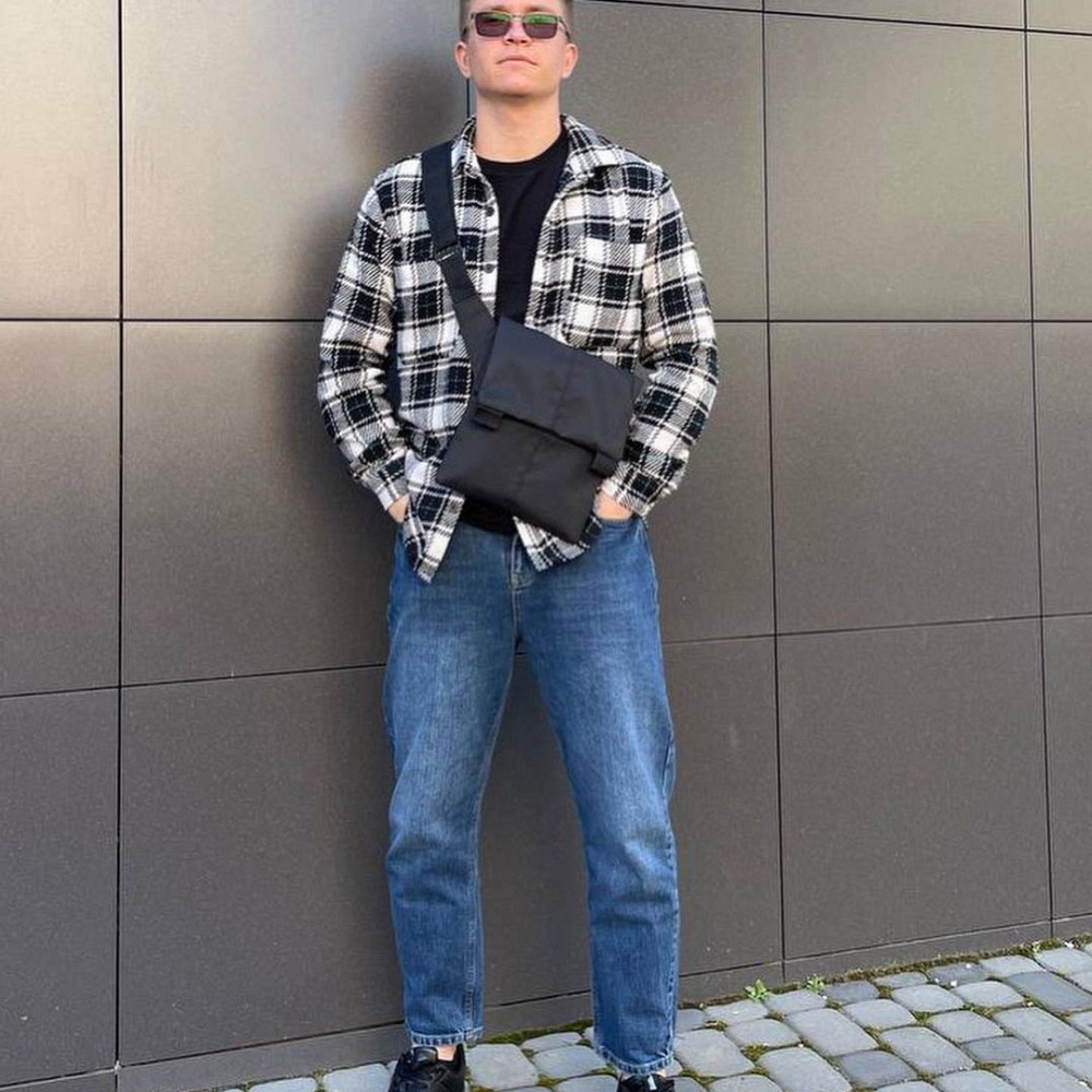 Мужская плечевая сумка слинг Сумка барсетка кобура мужская Качественная сумка-кобура MW-65 Киев - изображение 3