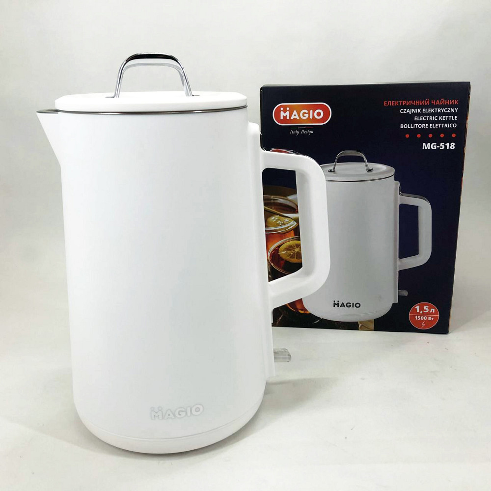 Тихий чайник, Потужний кухонний чайник, Сучасний електрочайник для дому, Електрочайник відмінний LU-77 Івано-Франківськ - фото 7