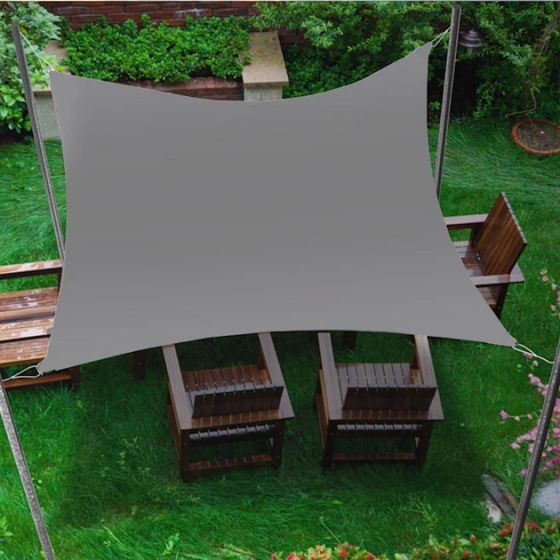 Тент навіс затінюючий квадратний 3х3м Сітка (Сірий) Вінниця