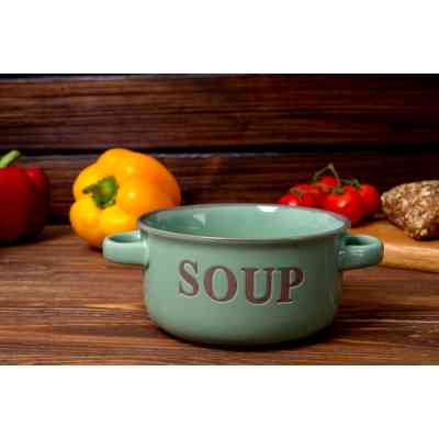 Бульйонниця Limited Edition Style 600 мл Зелена (JH5233-1) Вінниця