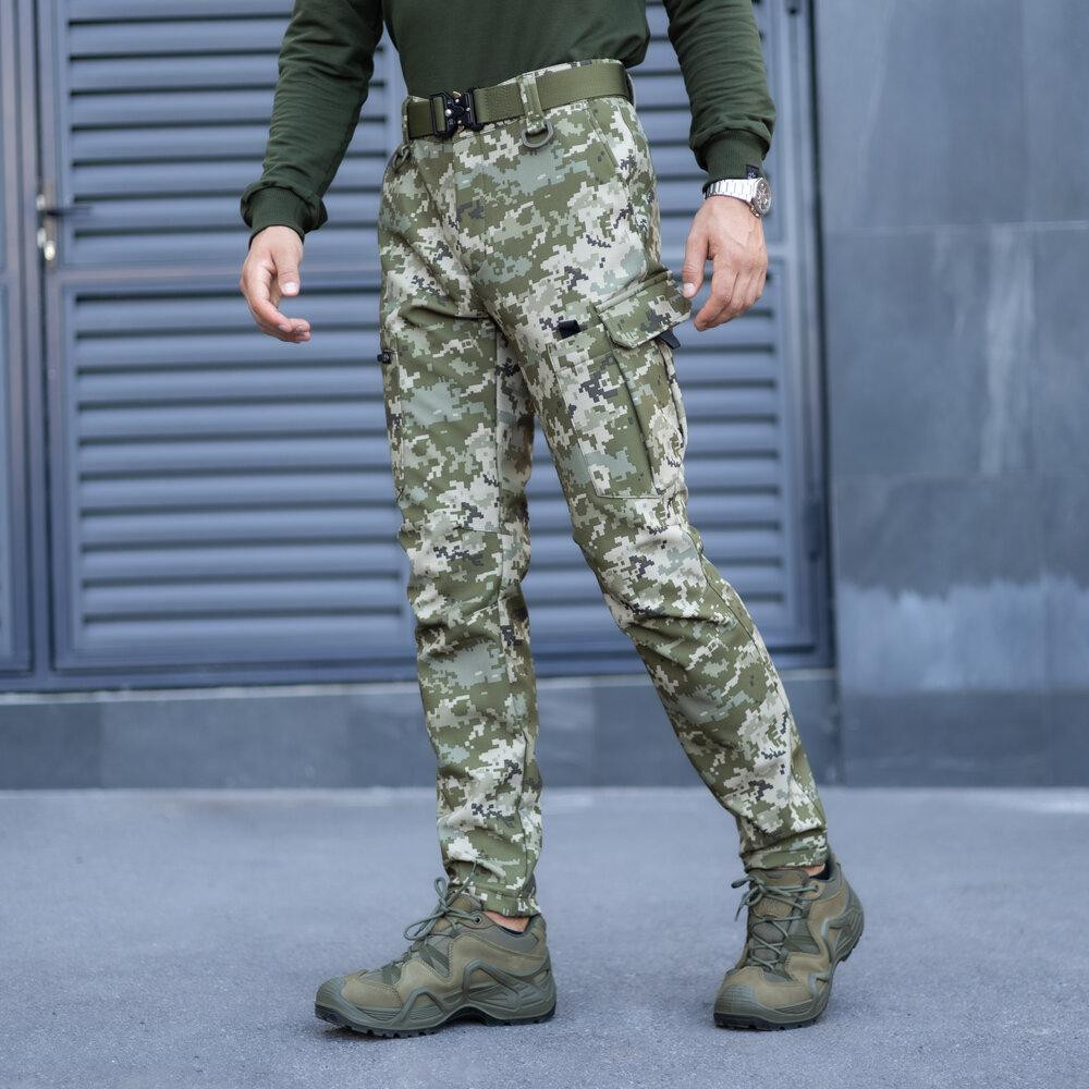 Штани карго чоловічі весняні з кишенями Піксель Pobedov Static Київ - фото 5