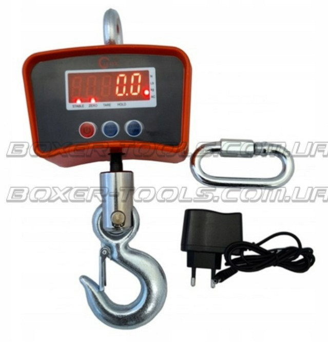 BX-9027 крановые электронные весы до 2000 кг, подвесные промышленные весы, LED дисплей, IP54 Одесса - изображение 1