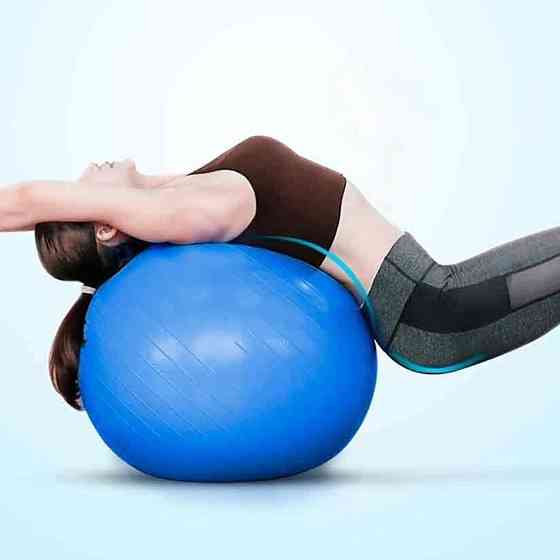 М'яч для фітнесу (фітбол) 60 см до 200 кг,Синій SBR Київ