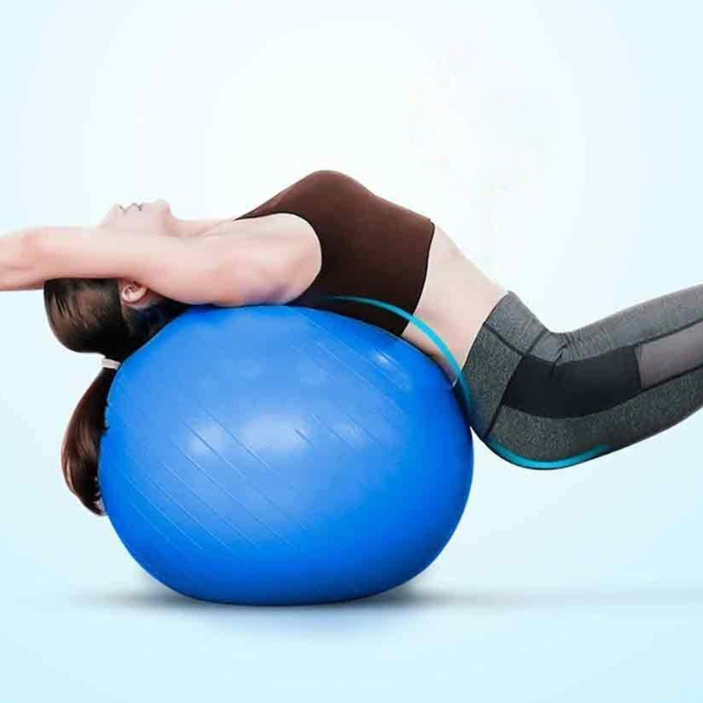 М'яч для фітнесу (фітбол) 60 см до 200 кг,Синій SBR Київ - фото 4