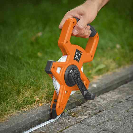 Рулетка вимірювальна, fiberglass, швидка, 30 м, DIY-MH12-03015F/CB Київ