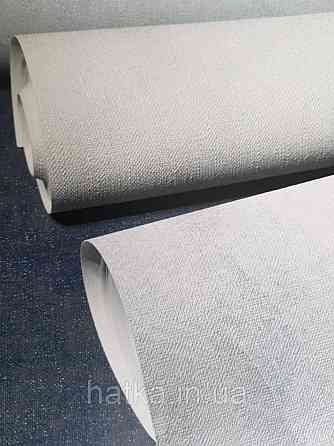 Шпалери вінілові на флізеліні Marburg Dune 0.53х10 однотонні розмиті під штукатурку світло-сірі білі Київ
