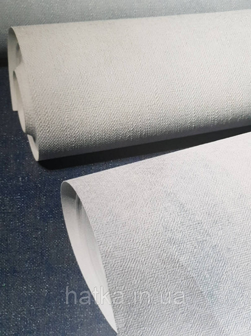 Шпалери вінілові на флізеліні Marburg Dune 0.53х10 однотонні розмиті під штукатурку світло-сірі білі Київ - фото 1