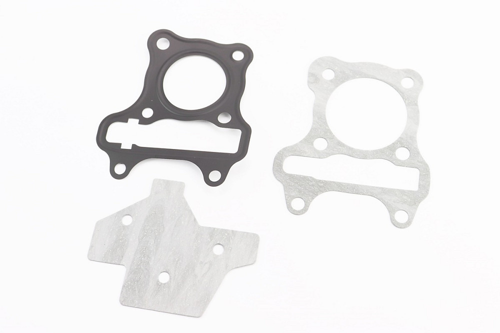 Прокладка поршнева Suzuki LET'S 4T50cc-39мм, к-кт 3 деталі (метал), Тайвань Київ - фото 1