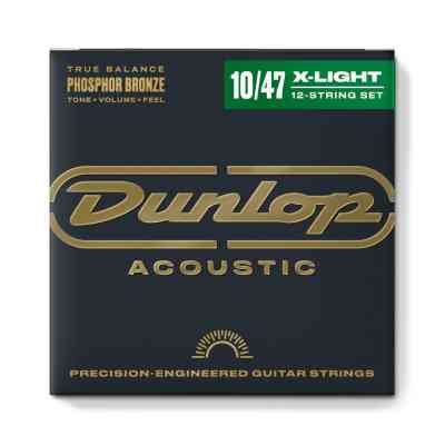 Струни для гітари Jim Dunlop Phosphor Bronze Acoustic Guitar Strings 12-String (10-47) (DAP1047J) Вінниця
