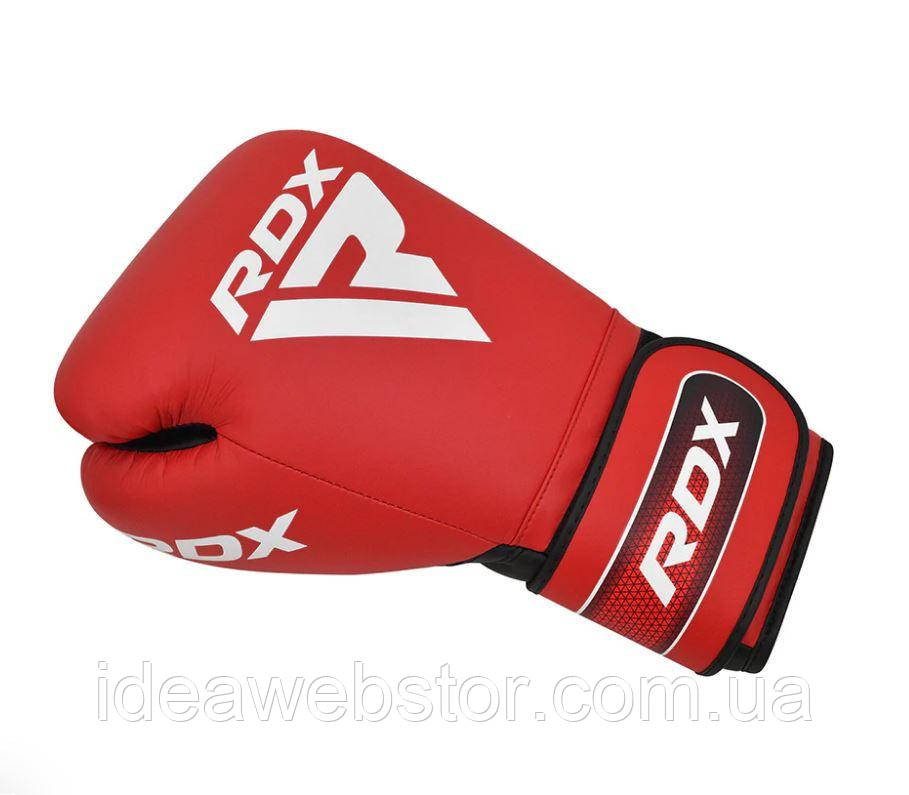 Перчатки для бокса RDX A5 Apex Red тренировочные для спарринга 14 ун. Киев - изображение 8