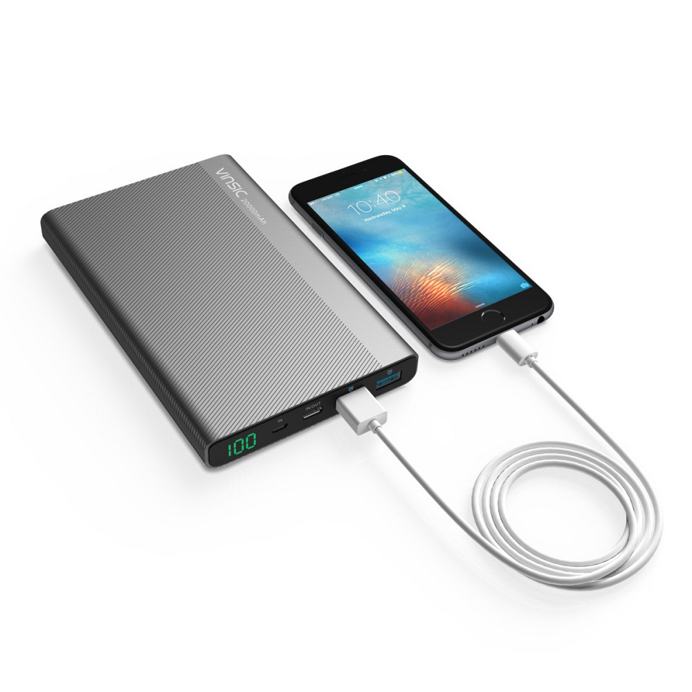 Зарядное устройство Power bank VINSIC VSPB304 20000mAh Киев - изображение 1