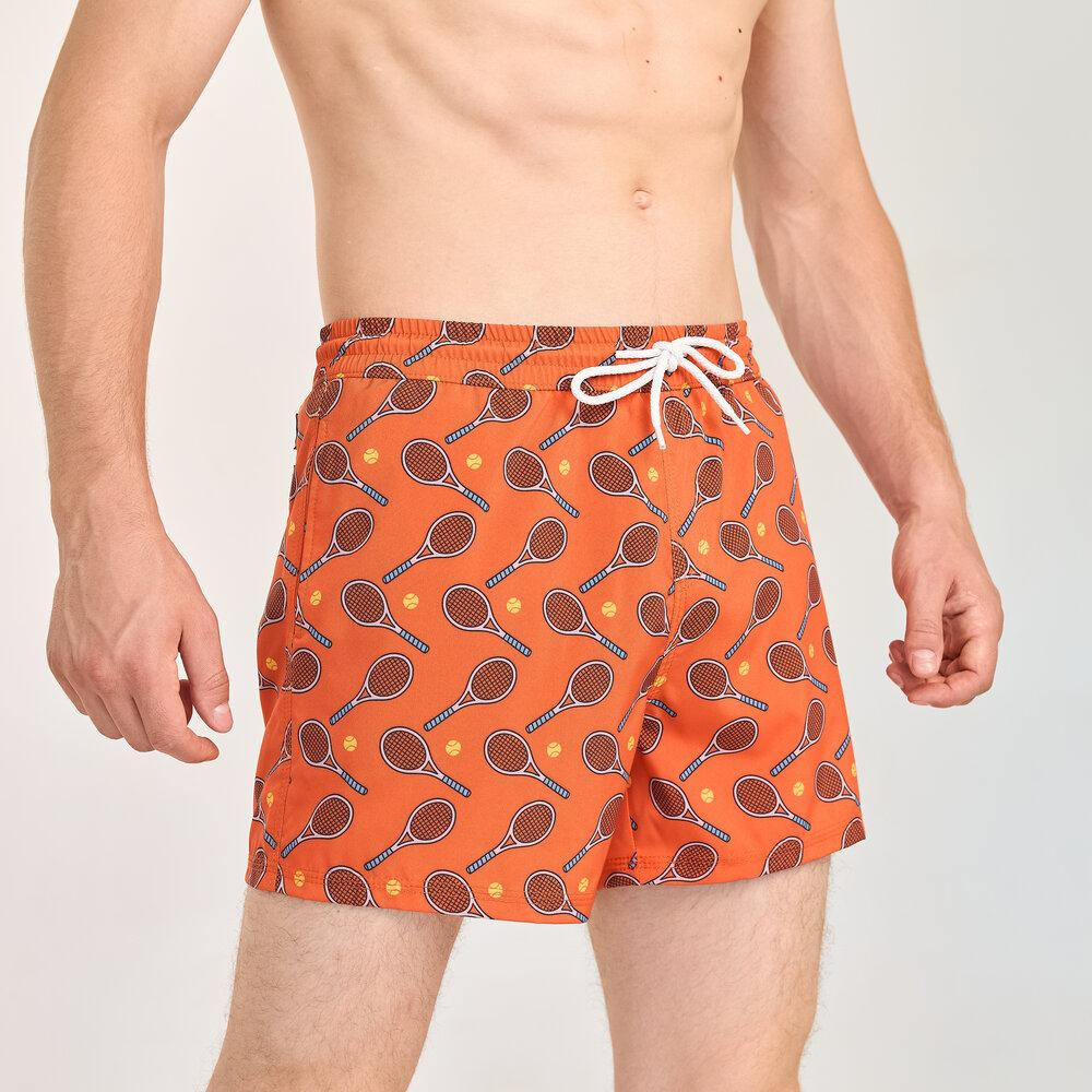 Принтовані чоловічі шорти для плавання Pobedov Pool day Тenis Київ - фото 2