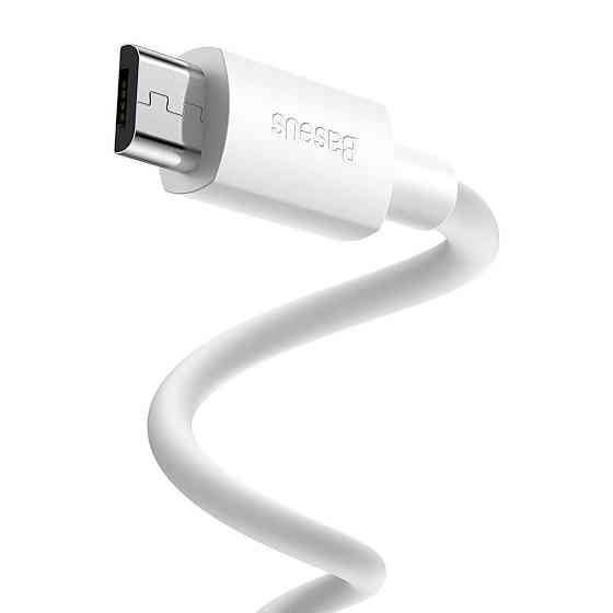 Кабель Baseus Simple Wisdom USB - Micro 1.5м (2 шт) Білий Київ