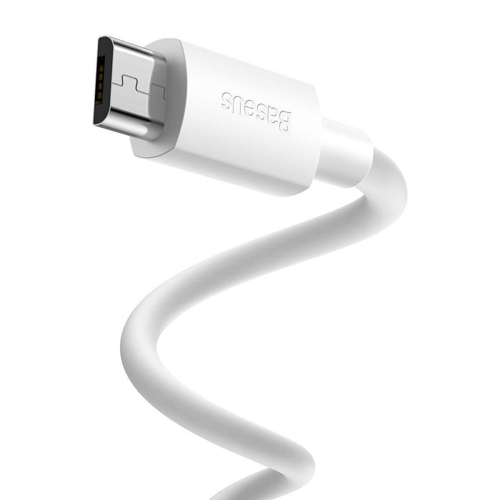 Кабель Baseus Simple Wisdom USB-Micro 2.1A, 1.5м, 2 шт. Киев - изображение 2