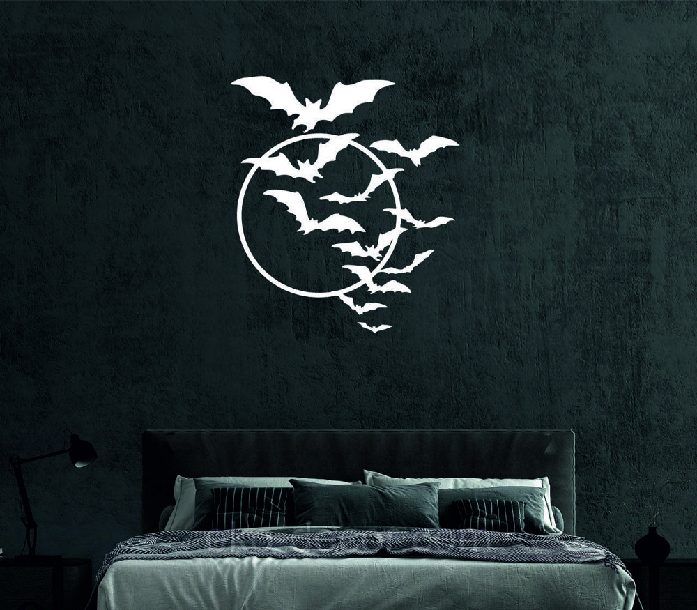 Декоративне настінне Панно «Кажани», Декор на стіну 70*62 см, Білий Київ - фото 4