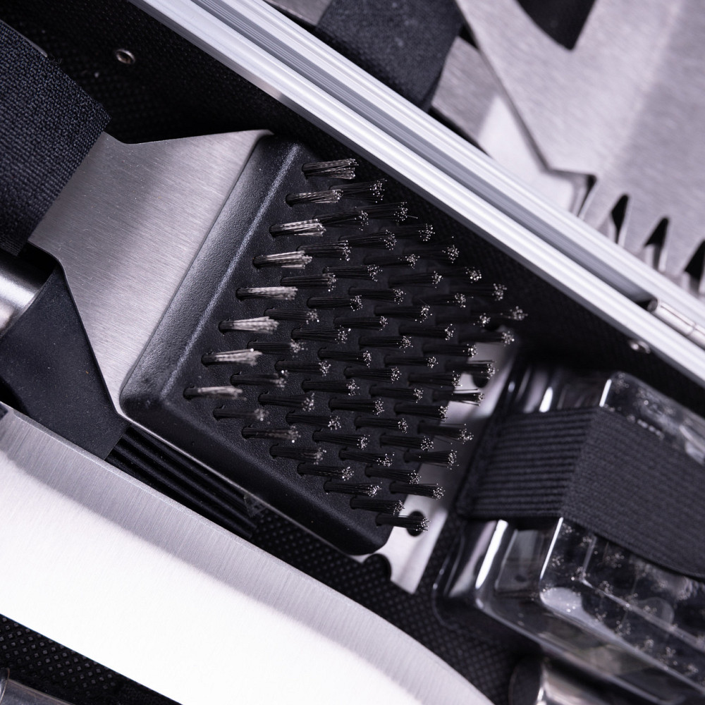 Lugi Набір аксесуарів для барбекю, мангала, гриля 19 предметів 42х14х7.5 см в кейсі HP-21-3 Коломия - фото 7