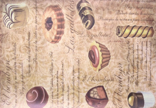 Папір для декупажу "Солодка ідея" 30,8*44см 45г/м2 69201521, шт Київ - фото 1