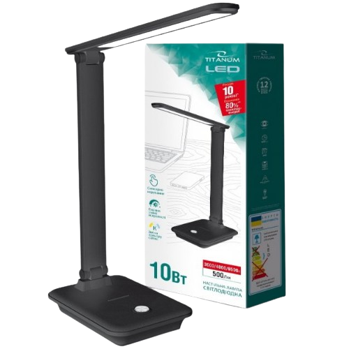 Лампа настільна LED 10W 3000-6500К 220V TLTF-009B Titanum Житомир