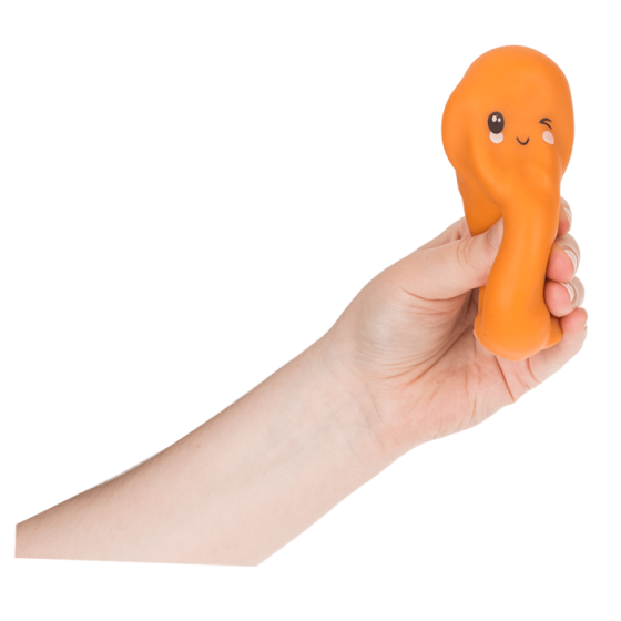 Антистрес Stretchy Penis Huggable Orange, 7 см Sex Aura Київ