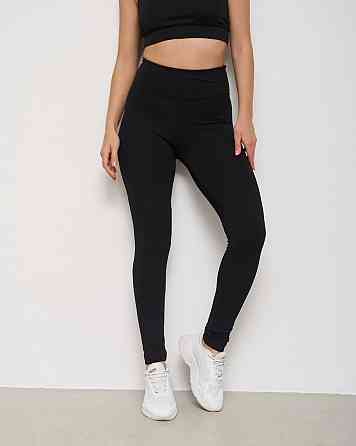 Лосини жіночі в рубчик Nicoletta 10076 Чорний, L Київ