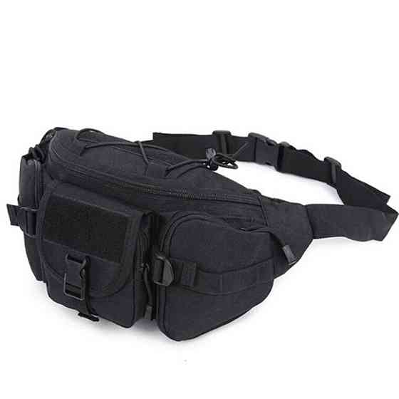 Сумка тактична поясна чорна Київ