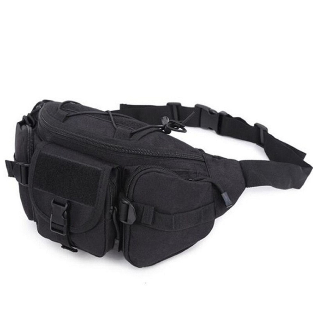 Сумка тактична поясна чорна Київ - фото 5