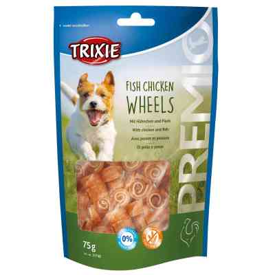 Ласощі для собак Trixie PREMIO Fish Chicken Wheels 75 г (4011905317489) Вінниця
