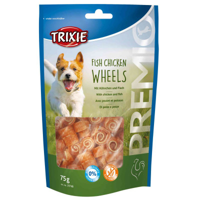 Лакомство для собак Trixie PREMIO Fish Chicken Wheels 75 г (4011905317489) Винница - изображение 1